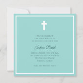 Blauer Segen Einladung (Vorderseite)