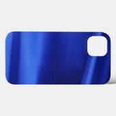 Blauer Seidenstoff Abstrakt Case-Mate iPhone Hülle (Rückseite (Horizontal))