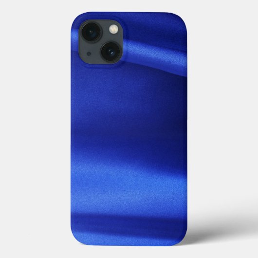 Blauer Seidenstoff Abstrakt Case-Mate iPhone Hülle (Rückseite)