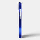 Blauer Seidenstoff Abstrakt Case-Mate iPhone Hülle (Rückseite / Links)