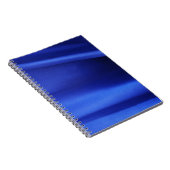 Blauer Seidenstoff Abstrakt Notizblock (Rechte Seite)