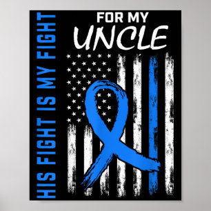 Blauer sein Kampf ist mein Kampf gegen Diabetes Be Poster