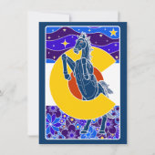 Blauer Senf Einladung (Vorderseite)