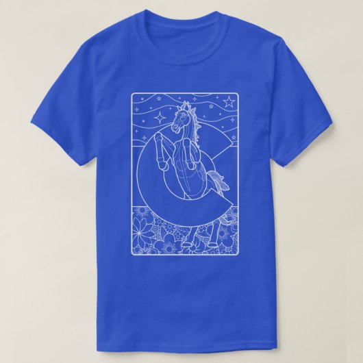 Blauer Senf T-Shirt (Design vorne)