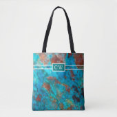 Blauer Shattuckit Tasche (Vorderseite)