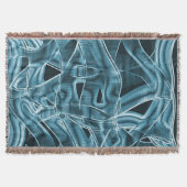 Blauer, sich überlappender Streifen, hervorgehoben Decke (Vorderseite)