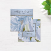 Blauer Silber Glitzer Ohrring Display Card (Schreibtisch)