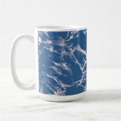 Blauer Silbermarmor Kaffeetasse (Links)
