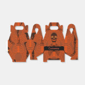 Blauer Skelettboden, Halloween Gefälligkeitsbox Geschenkschachtel (Ungefaltet)