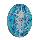 Blauer Skorpion Dartscheibe (Vorderseite Links)