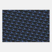 Blauer Skorpion Geschenkpapier Set (Vorderseite 2)