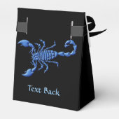 Blauer Skorpion Geschenkschachtel (Rückseite)