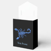 Blauer Skorpion Geschenkschachtel (Geöffnet)