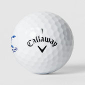 Blauer Skorpion Golfball (Logo)