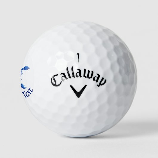 Blauer Skorpion Golfball (Logo)