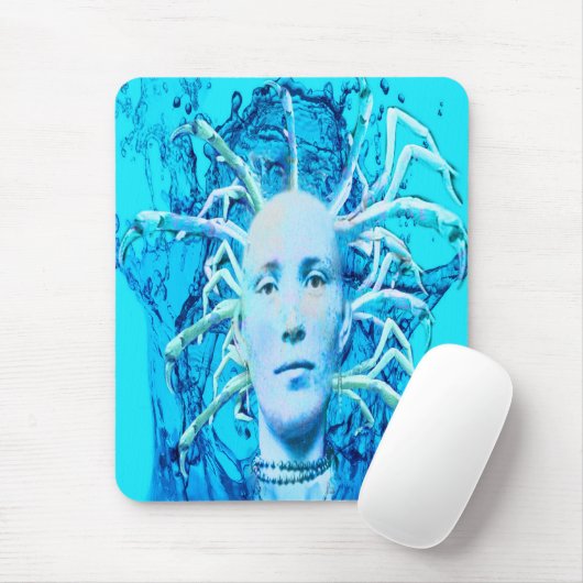 Blauer Skorpion Mousepad (Mit Mouse)