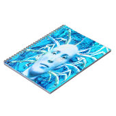 Blauer Skorpion Notizblock (Linke Seite)