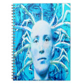 Blauer Skorpion Notizblock (Vorderseite)