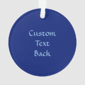 Blauer Skorpion Ornament (Rückseite)