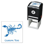 Blauer Skorpion Permastempel (Beispiel)