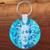 Blauer Skorpion Schlüsselanhänger (Vorderseite)