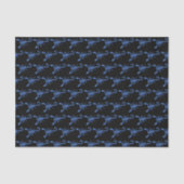 Blauer Skorpion Seidenpapier (Vorderseite)