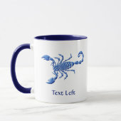 Blauer Skorpion Tasse (Links)