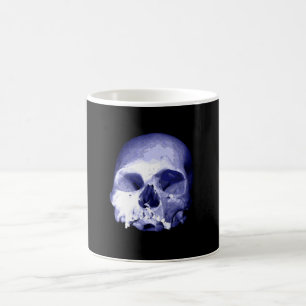 Blauer Skull Kaffeetasse