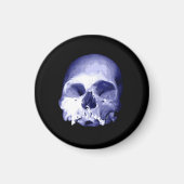 Blauer Skull Magnet (Vorne)