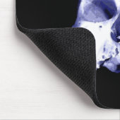 Blauer Skull Mousepad (Ecke)