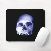 Blauer Skull Mousepad (Mit Mouse)