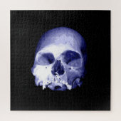 Blauer Skull Puzzle (Vertikal)