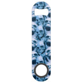 Blauer Skulls Speed Flaschenöffner (Rückseite)