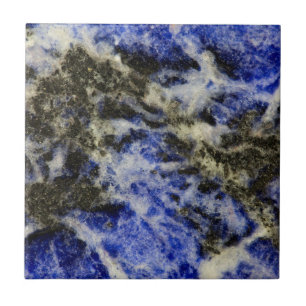 Blauer Sodalith Fliese