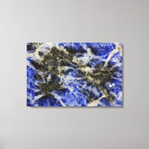 Blauer Sodalith Leinwanddruck