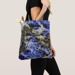 Blauer Sodalith Tasche