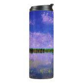 Blauer Sommer Himmel und Wasser Thermosbecher (Nach links gedreht)