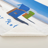 Blauer Sommerurlaub Foto mit Text Sherpadecke (3/4)