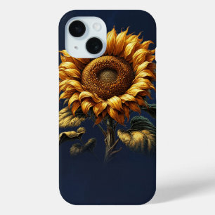 Blauer Sonnenblume Case-Mate iPhone Hülle