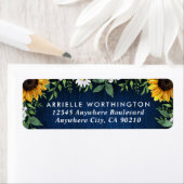 Blauer Sonnenblumen Land Holz Rustikale Hochzeit (Insitu)