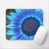 Blauer Sonnenblumenmousepad Mousepad (Mit Mouse)