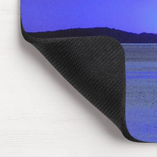 Blauer Sonnensee Mousepad (Ecke)