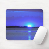 Blauer Sonnensee Mousepad (Mit Mouse)
