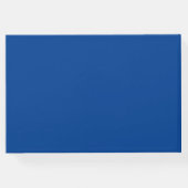 Blauer Sonnenuntergang am Strand Gästebuch (Rückseite)