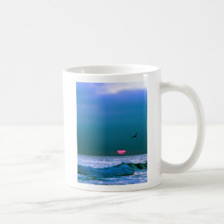 Blauer Sonnenuntergang Kaffeetasse