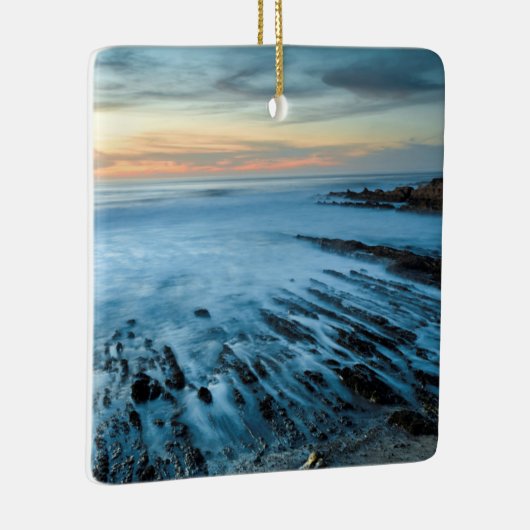 Blauer Sonnenuntergang, Kalifornien Keramikornament (Rechts)