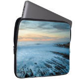 Blauer Sonnenuntergang, Kalifornien Laptopschutzhülle (Vorne Rechts)