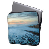Blauer Sonnenuntergang, Kalifornien Laptopschutzhülle (Vorderseite Links)