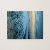 Blauer Sonnenuntergang, Kalifornien Puzzle (Horizontal)