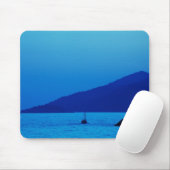 Blauer Sonnenuntergang und Mousepad (Mit Mouse)